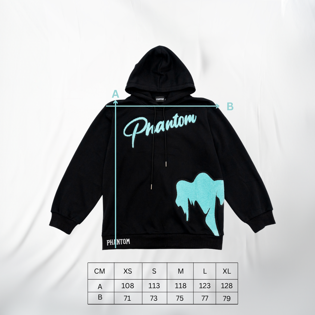 Black X Cyan Hoodie