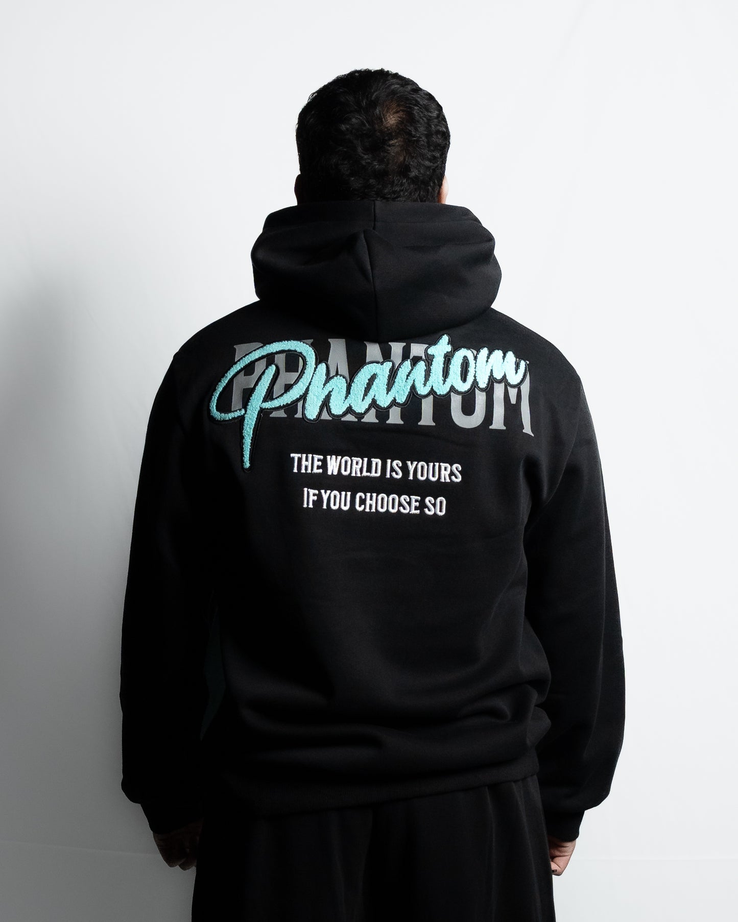 Black X Cyan Hoodie
