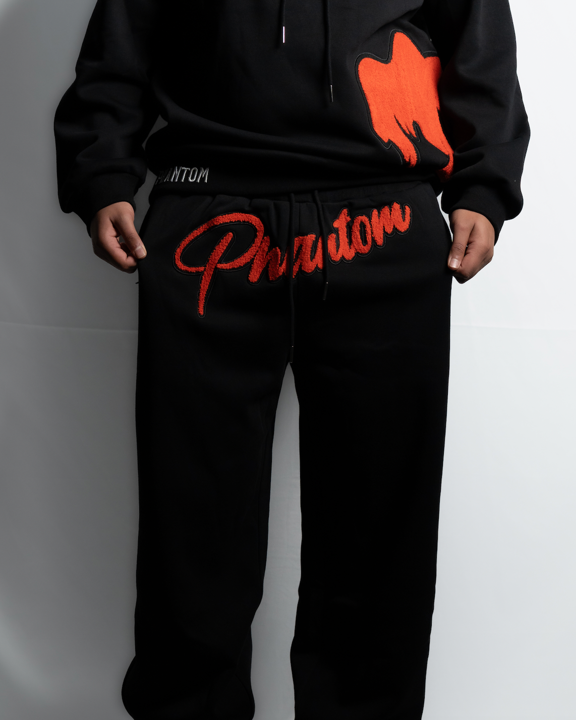 Black X Red Pants