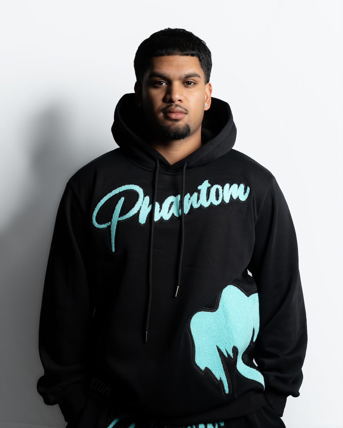 Black X Cyan Hoodie