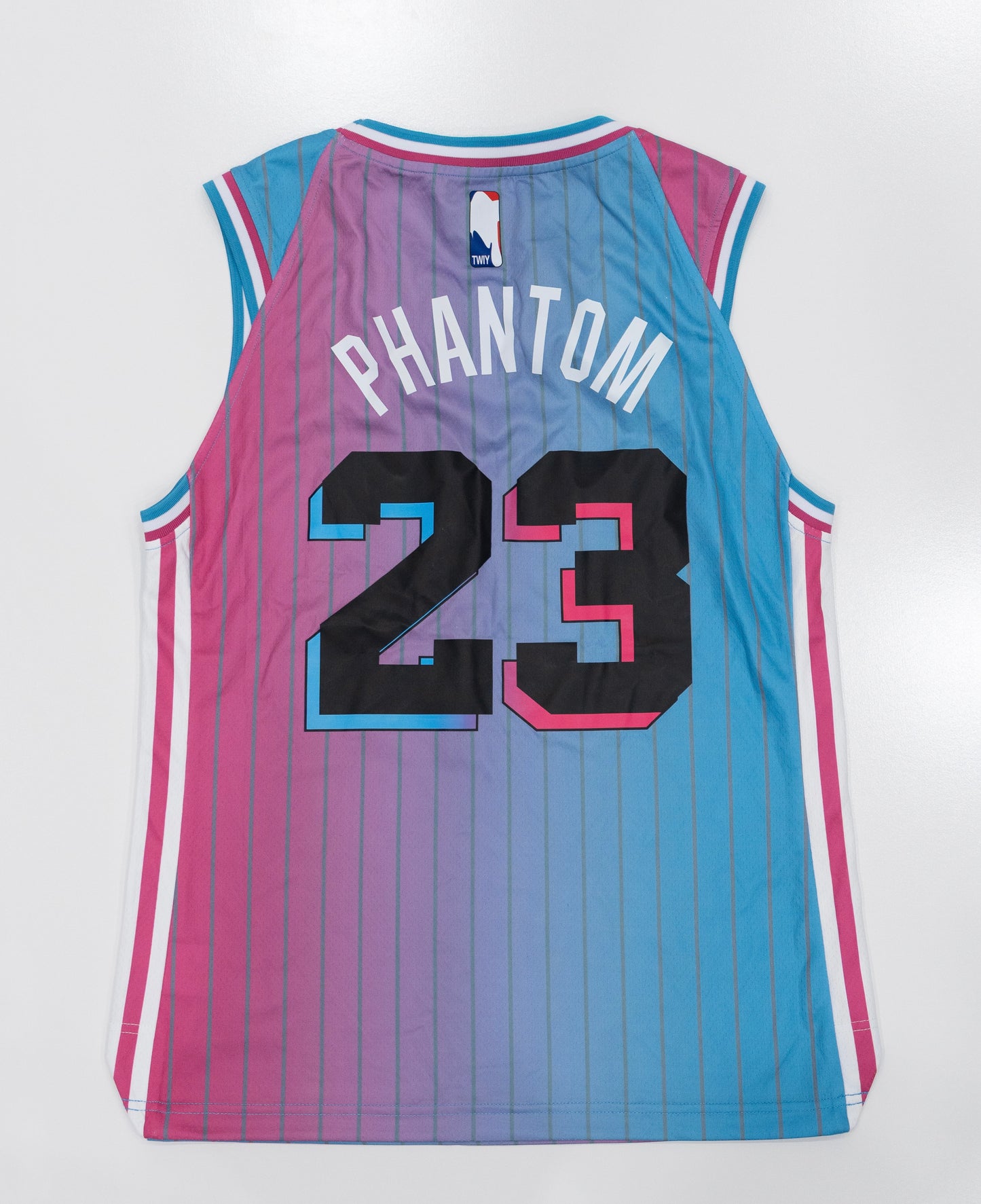 Blue/Pink Basketball Jersey