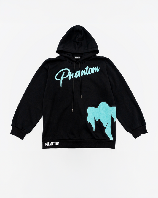 Black X Cyan Hoodie