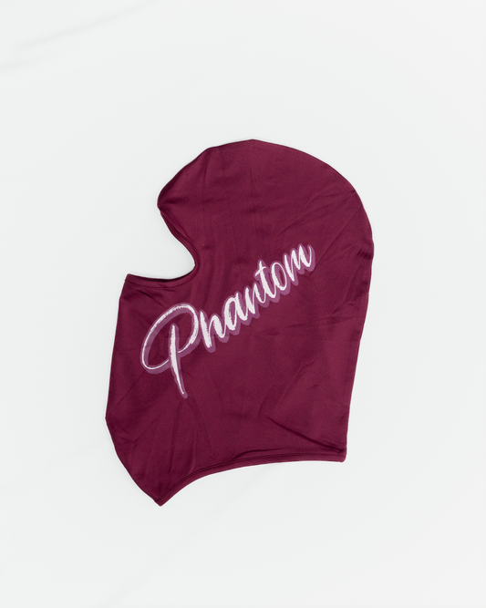 Burgundy X White Balaclava *4-8 WEEKS SHIPPING*