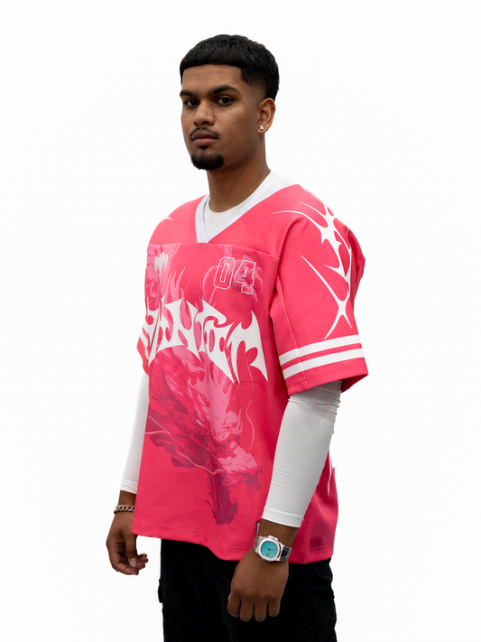 Pink Football Jersey